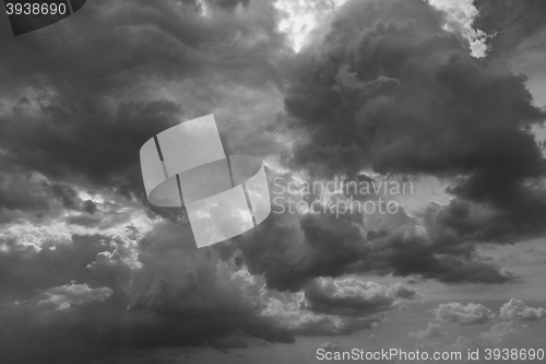 Image of dark rainy clouds