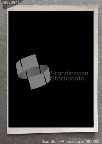 Image of photo frame in album