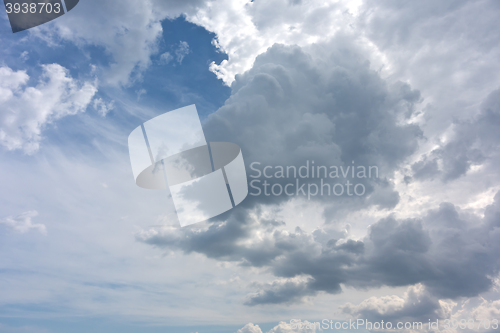 Image of blue sky background