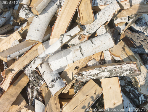 Image of pile of firewood