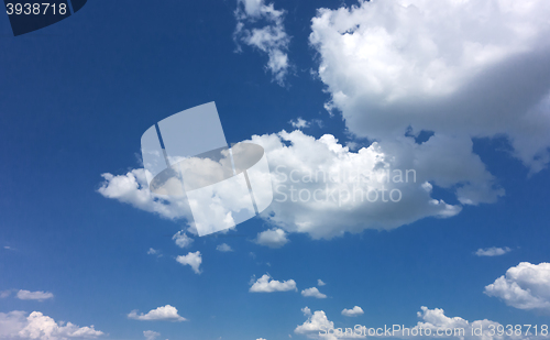 Image of blue sky background