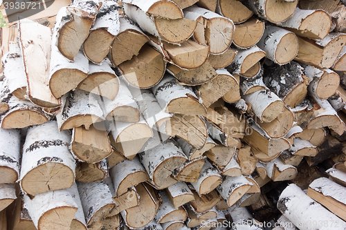 Image of pile of firewood