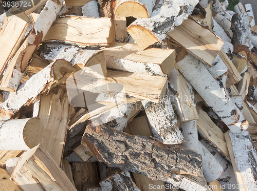 Image of pile of firewood