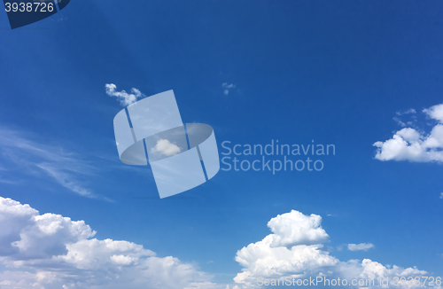 Image of blue sky background