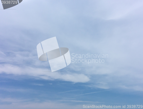 Image of blue sky background