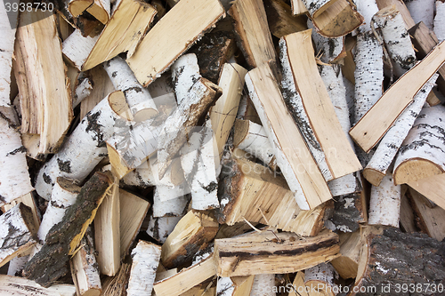 Image of pile of firewood