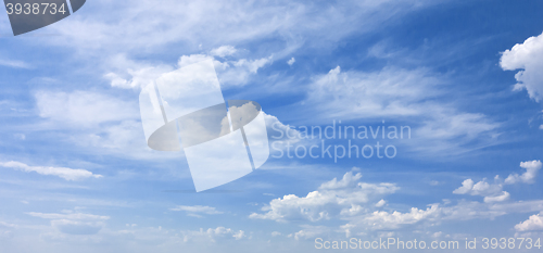 Image of blue sky background
