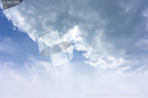 Image of blue sky background