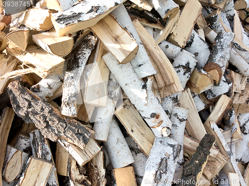 Image of pile of firewood