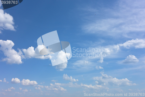 Image of blue sky background