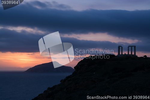 Image of Temple at Cape Sounion, Greece