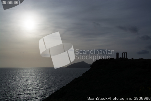 Image of Temple at Cape Sounion, Greece