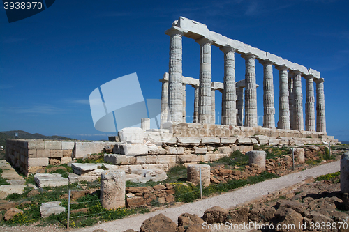 Image of Temple at Cape Sounion, Greece