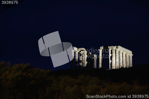 Image of Temple at Cape Sounion, Greece