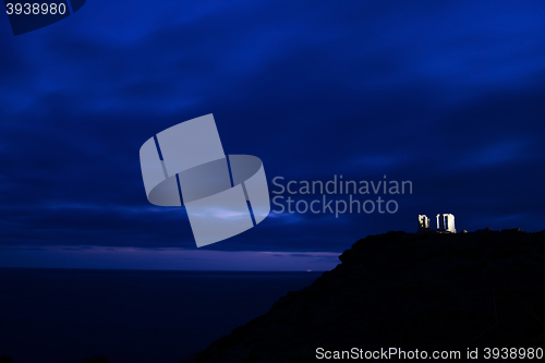 Image of Temple at Cape Sounion, Greece