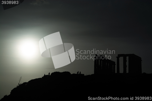 Image of Temple at Cape Sounion, Greece