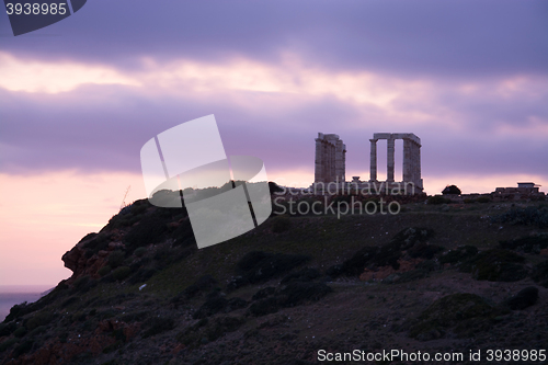 Image of Temple at Cape Sounion, Greece