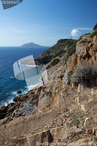 Image of Temple at Cape Sounion, Greece