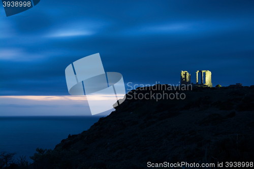 Image of Temple at Cape Sounion, Greece