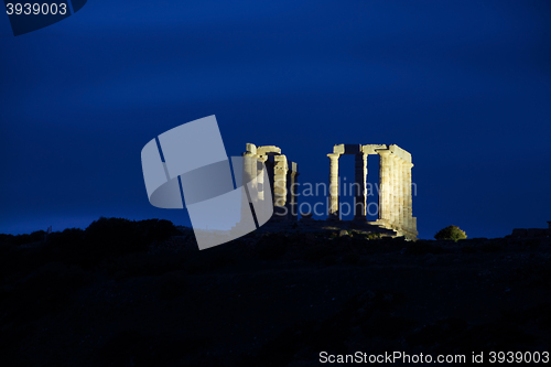 Image of Temple at Cape Sounion, Greece