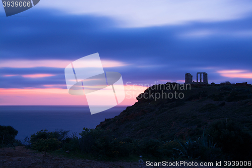 Image of Temple at Cape Sounion, Greece