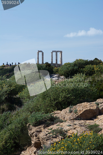 Image of Temple at Cape Sounion, Greece