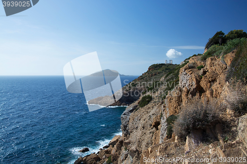 Image of Temple at Cape Sounion, Greece