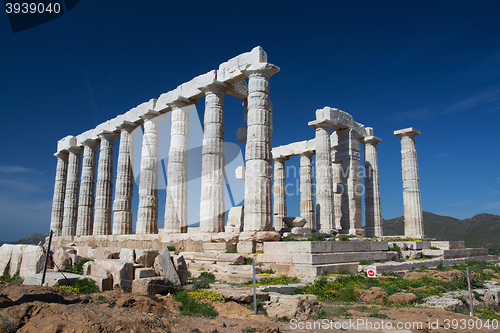 Image of Temple at Cape Sounion, Greece