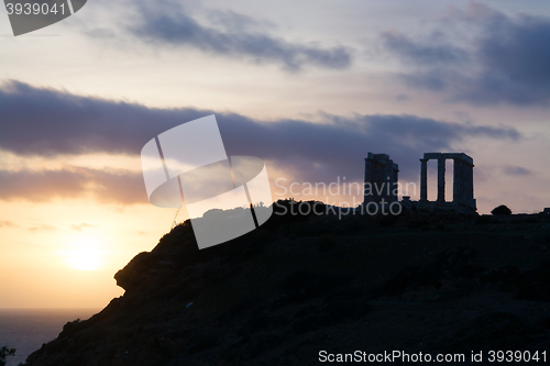 Image of Temple at Cape Sounion, Greece