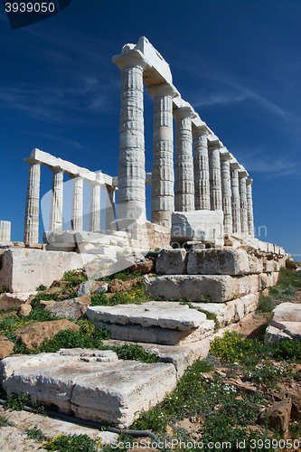 Image of Temple at Cape Sounion, Greece