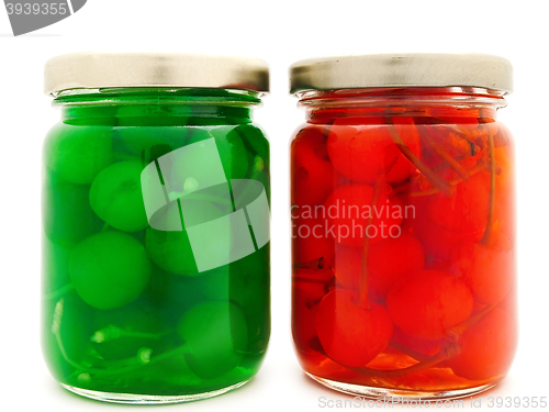 Image of Jars With Cherry