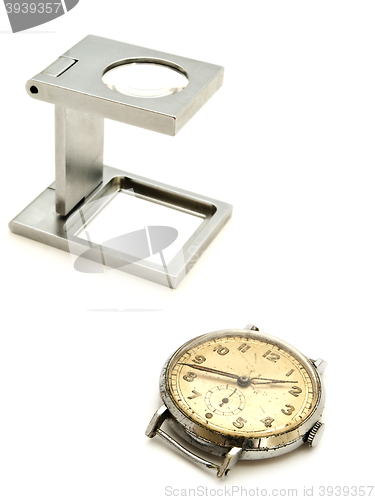 Image of  Magnifer And Old Watch