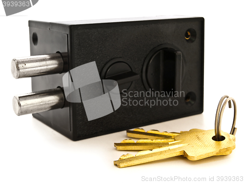 Image of Lock With Keys 