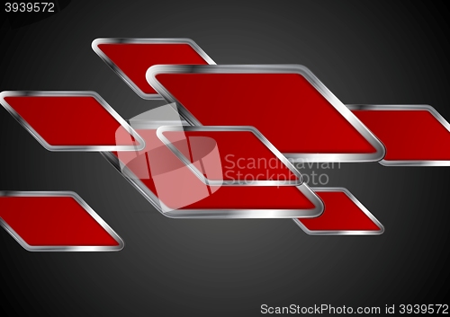 Image of Abstract tech metallic background 