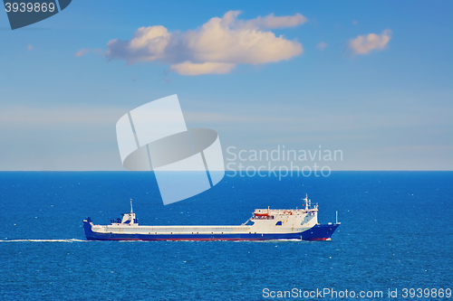 Image of Ro-ro Ship in the Sea