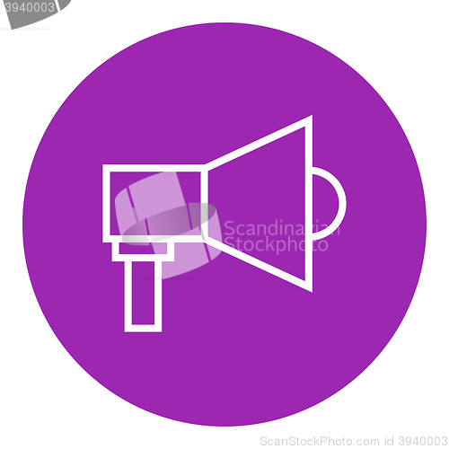 Image of Mmegaphone line icon 