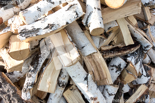 Image of pile of firewood