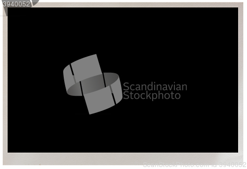 Image of photo frame isolated