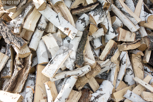 Image of pile of firewood