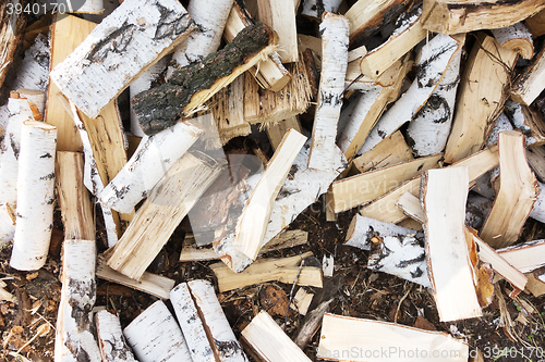 Image of pile of firewood