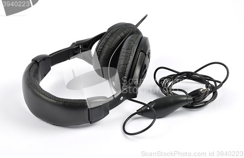 Image of Headphones on white background