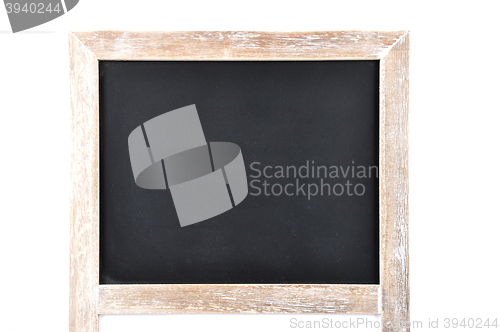 Image of Black board on white background