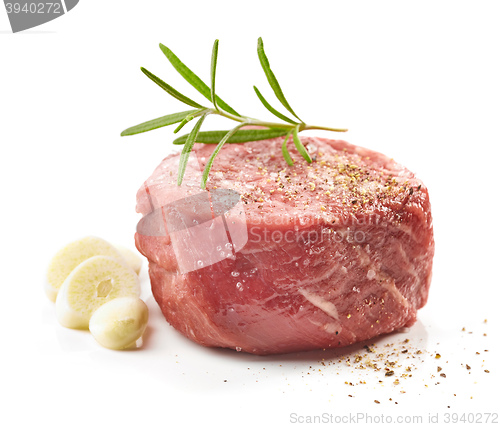 Image of fresh raw beef steak