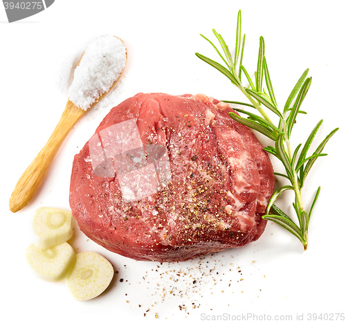 Image of fresh raw beef steak