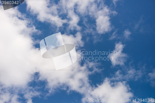 Image of blue sky background