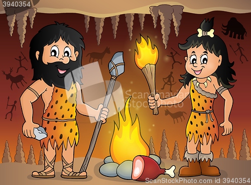 Image of Cave people theme image 1