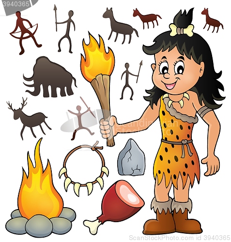 Image of Prehistoric theme set 3