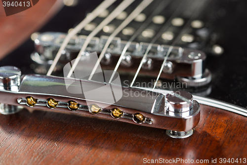 Image of Electric guitar detail shots