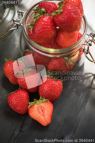 Image of Fresh ripe strawberry