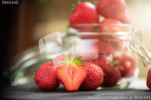 Image of Fresh ripe strawberry